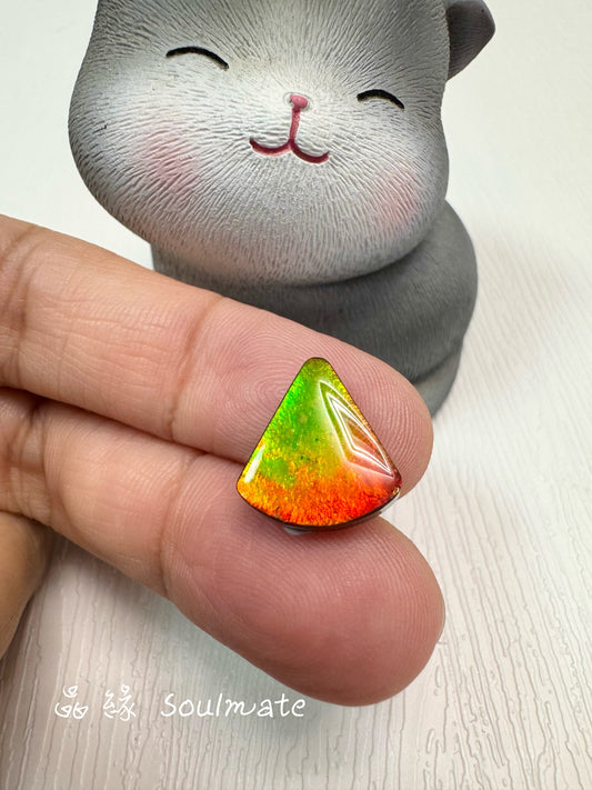 斑彩石裸石 12x14mm