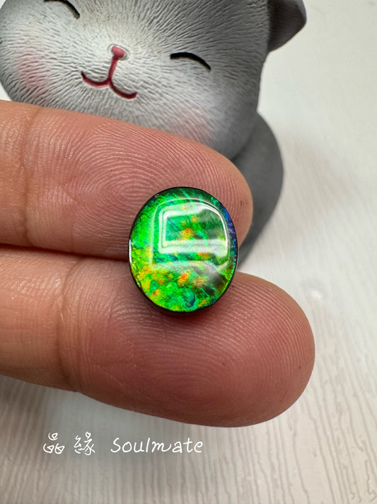 斑彩石裸石 10x12mm