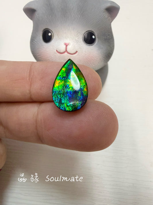 斑彩石裸石（石11x18mm)