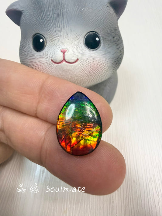 斑彩石裸石 13x18mm
