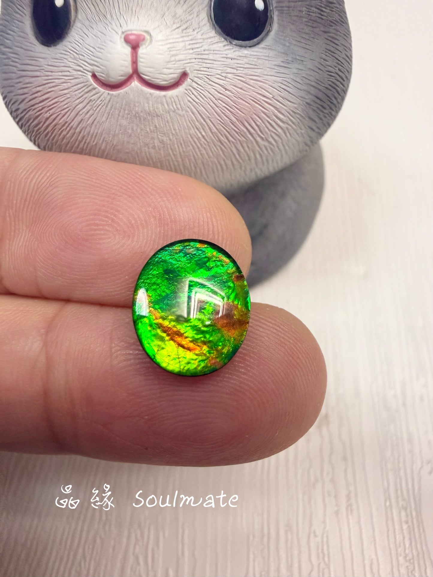 斑彩石裸石 10x12mm
