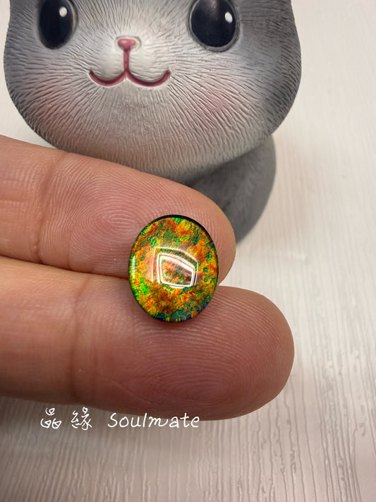 斑彩石裸石 10x12mm