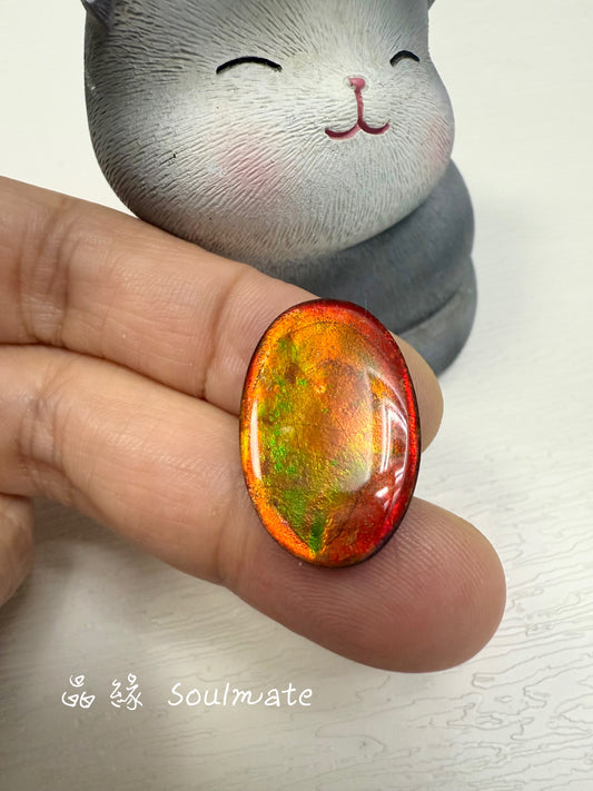 斑彩石裸石 16x24mm