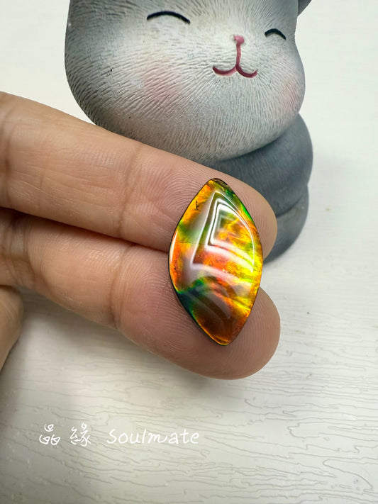 斑彩石裸石 13x23mm