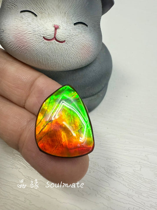 斑彩石裸石 18x24mm