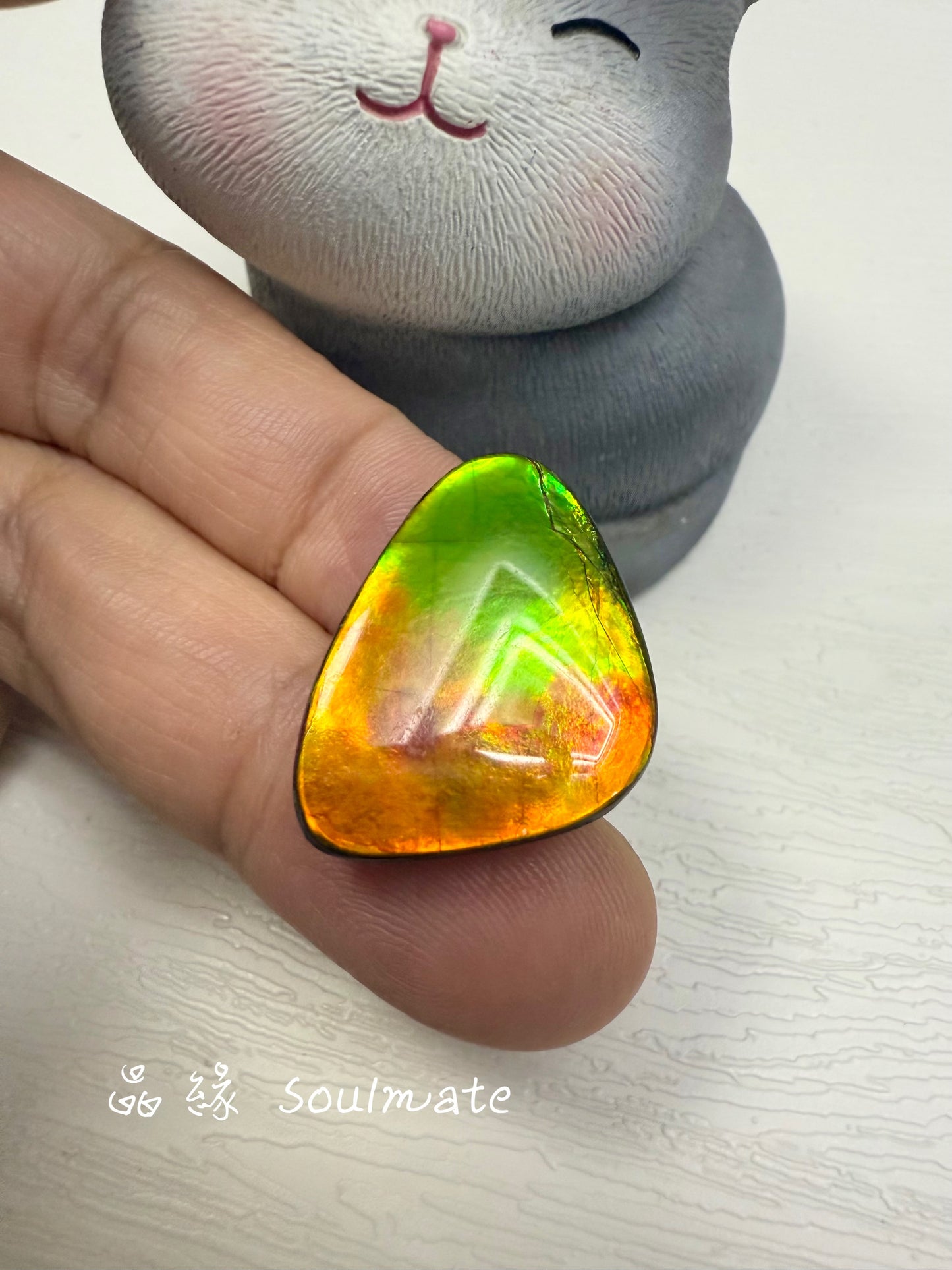 斑彩石裸石 20x24mm