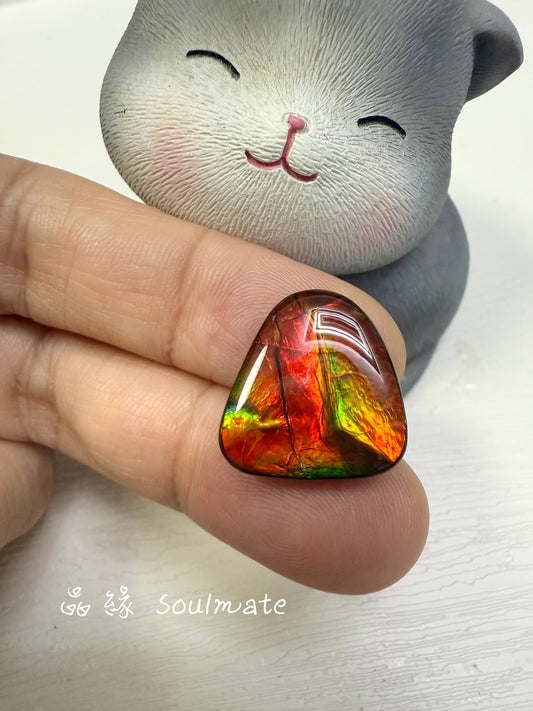 斑彩石裸石 16x17mm
