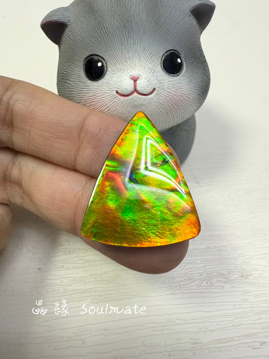 斑彩石裸石 23x29mm