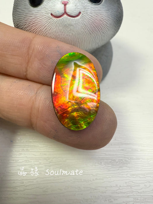 斑彩石裸石 13x22mm