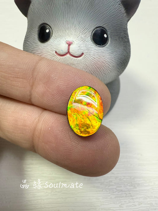斑彩石裸石 10x13mm