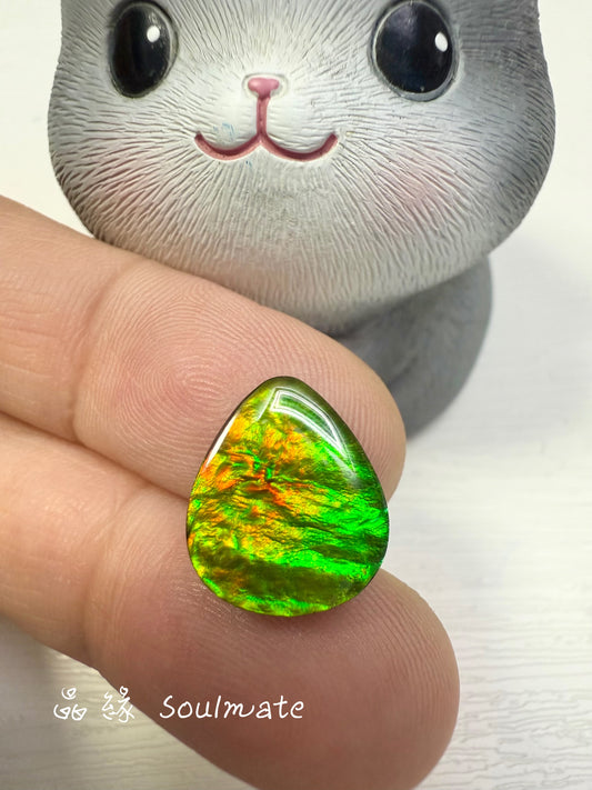斑彩石裸石 12x14mm