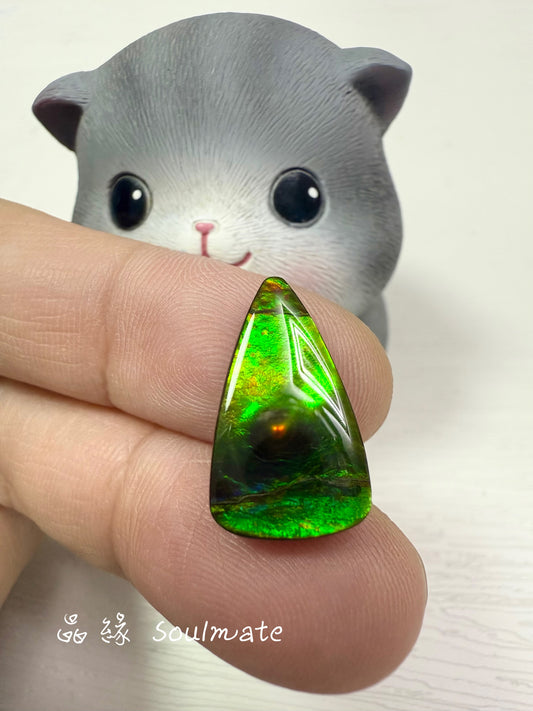 斑彩石裸石 11x19mm