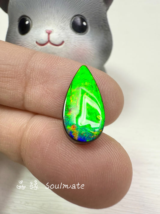 斑彩石裸石 9x16mm