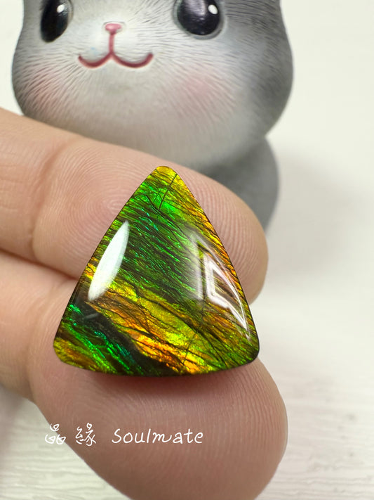 斑彩石裸石 15x16mm