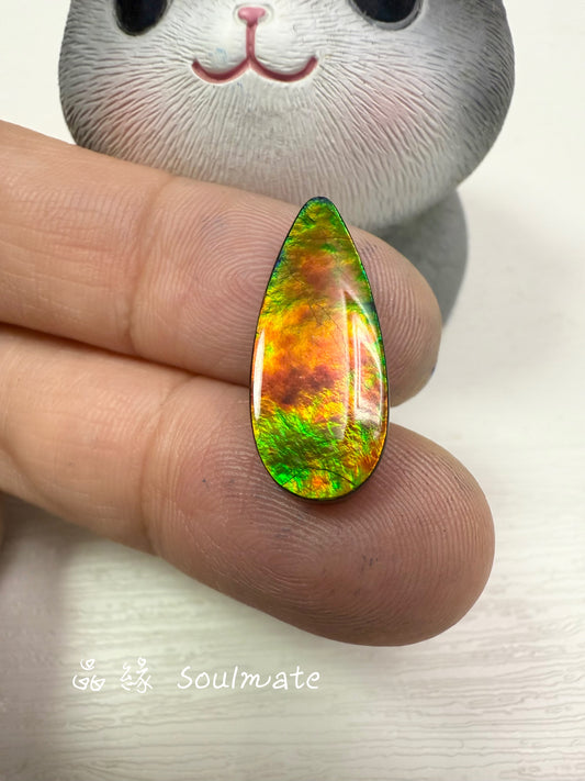 斑彩石裸石 9x21mm