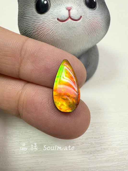 斑彩石裸石 9x13mm