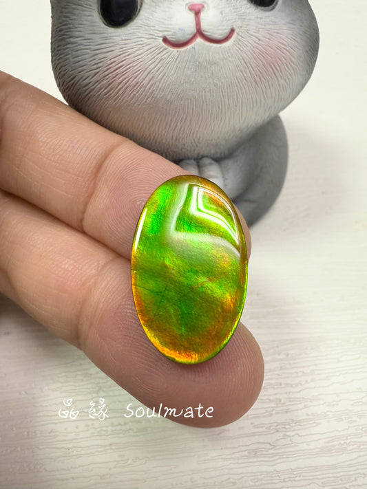 斑彩石裸石 14x22mm