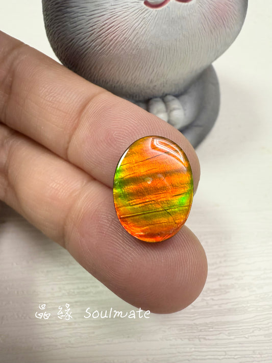 斑彩石裸石 12x16mm