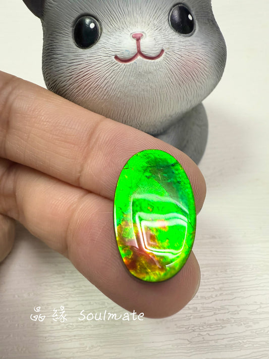 斑彩石裸石 13x22mm