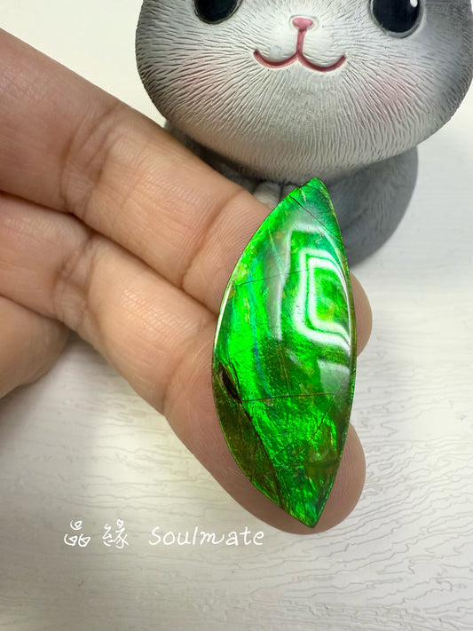 斑彩石裸石 16x38mm