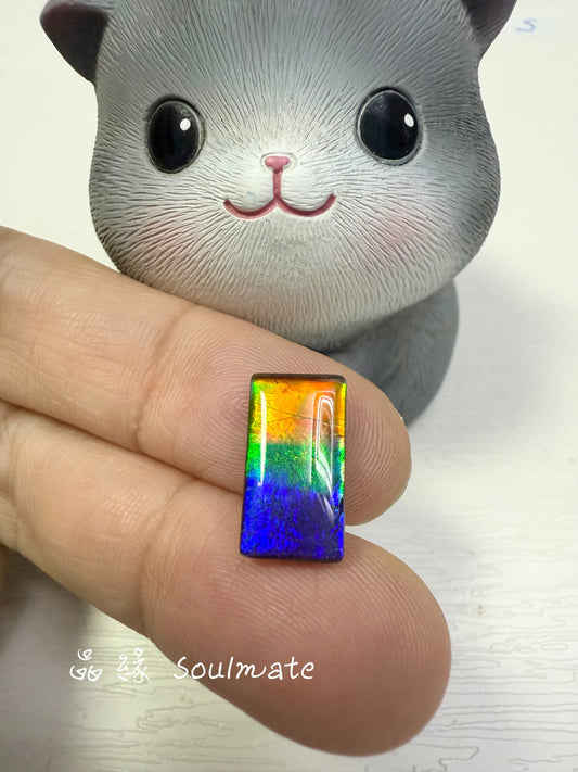 斑彩石裸石 8x15mm