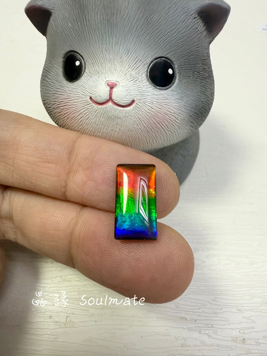 斑彩石裸石 8x15mm
