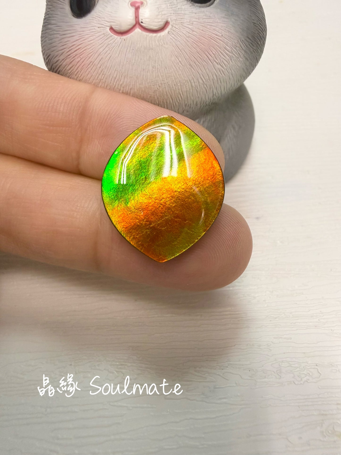 斑彩石裸石 18x22mm