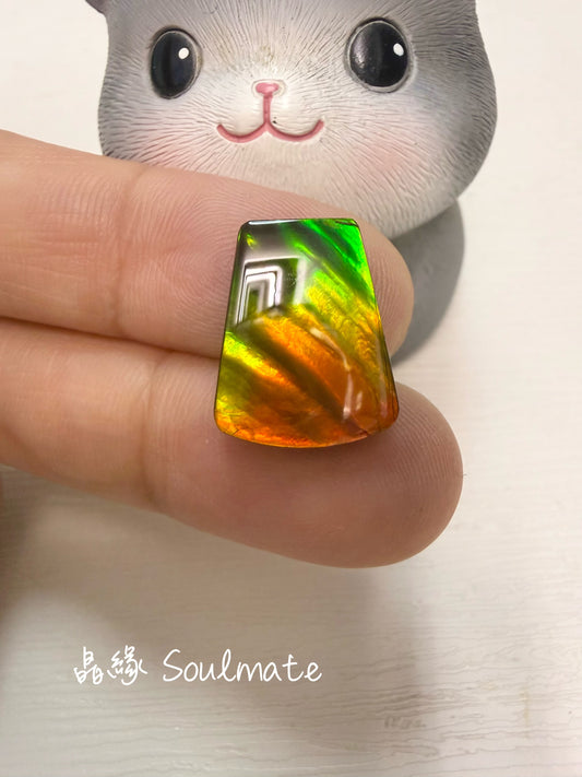 斑彩石裸石 12x17mm