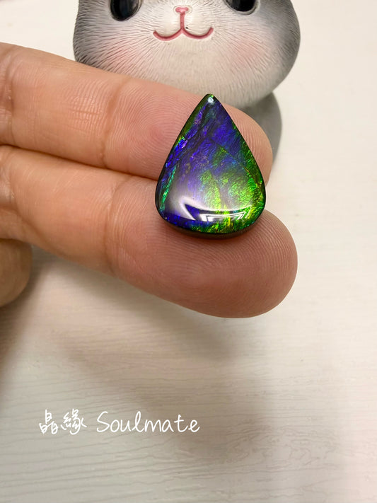 斑彩石裸石 13x18mm