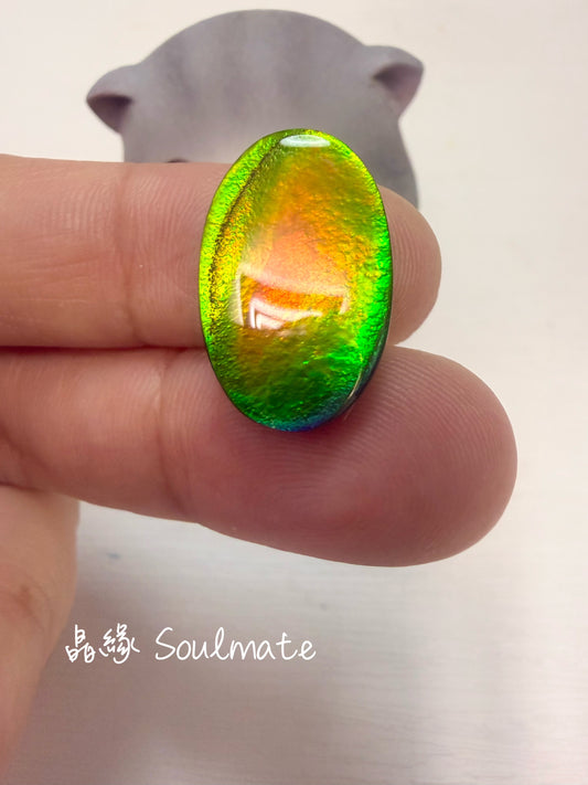 斑彩石裸石 13x21mm