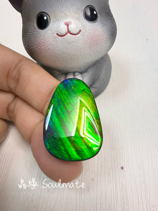 斑彩石裸石 21x32mm