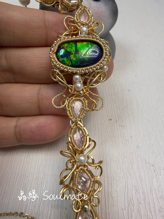 斑彩石手鐲 12x20mm
