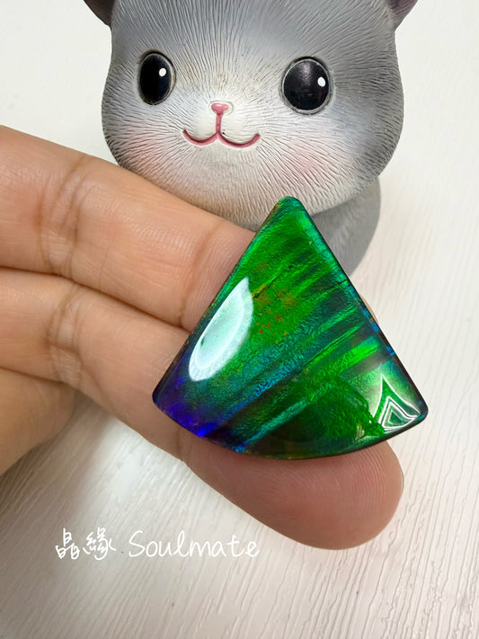 斑彩石裸石 28x30mm