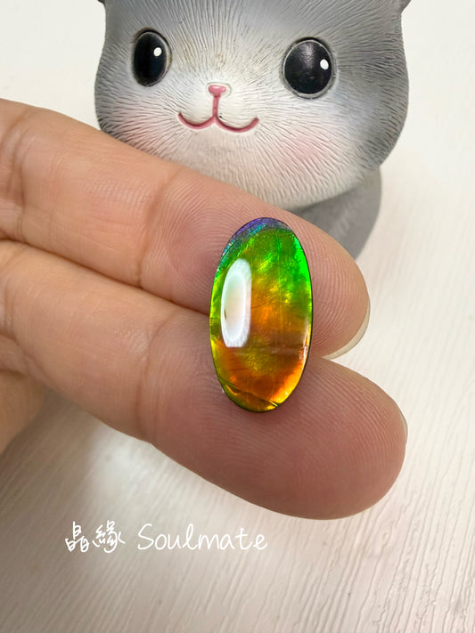 斑彩石裸石 9x17mm