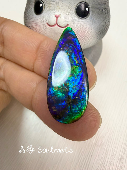 斑彩石裸石 13x32mm