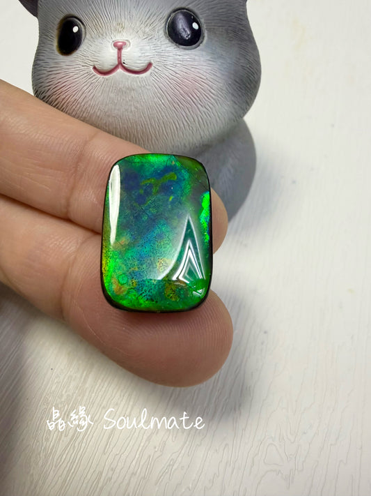 斑彩石裸石 15x22mm