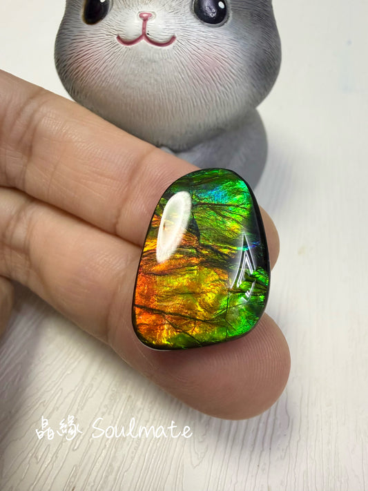 斑彩石裸石 16x23mm