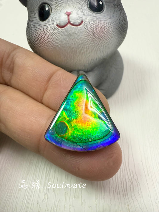 斑彩石裸石 22x24mm