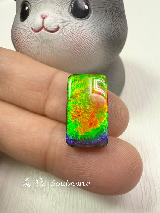 斑彩石裸石 11x19mm