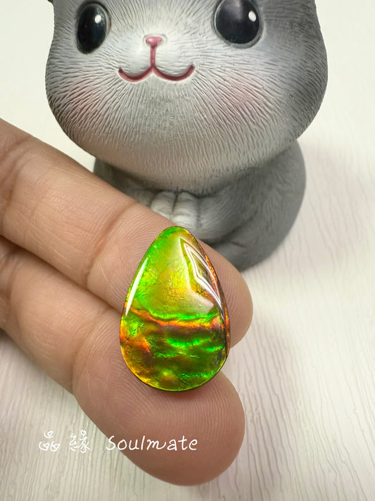 斑彩石裸石 14x20mm