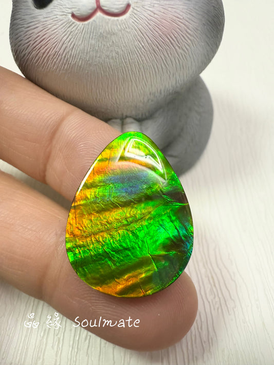 斑彩石裸石 19x25mm