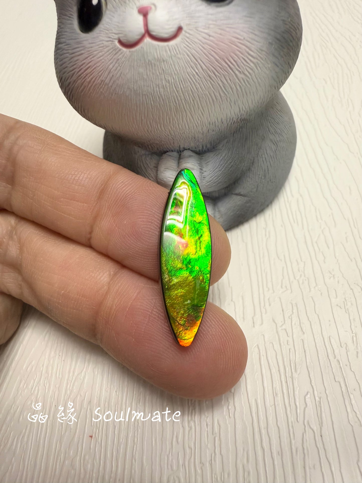 斑彩石裸石 9x28mm