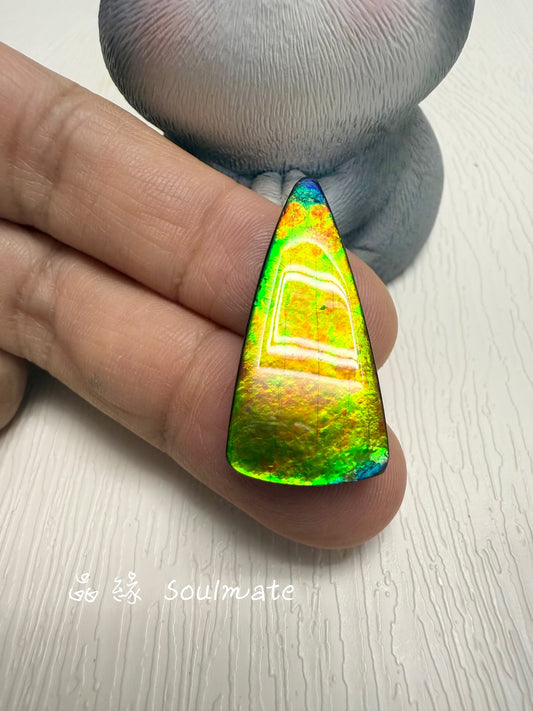 斑彩石裸石 15x32mm