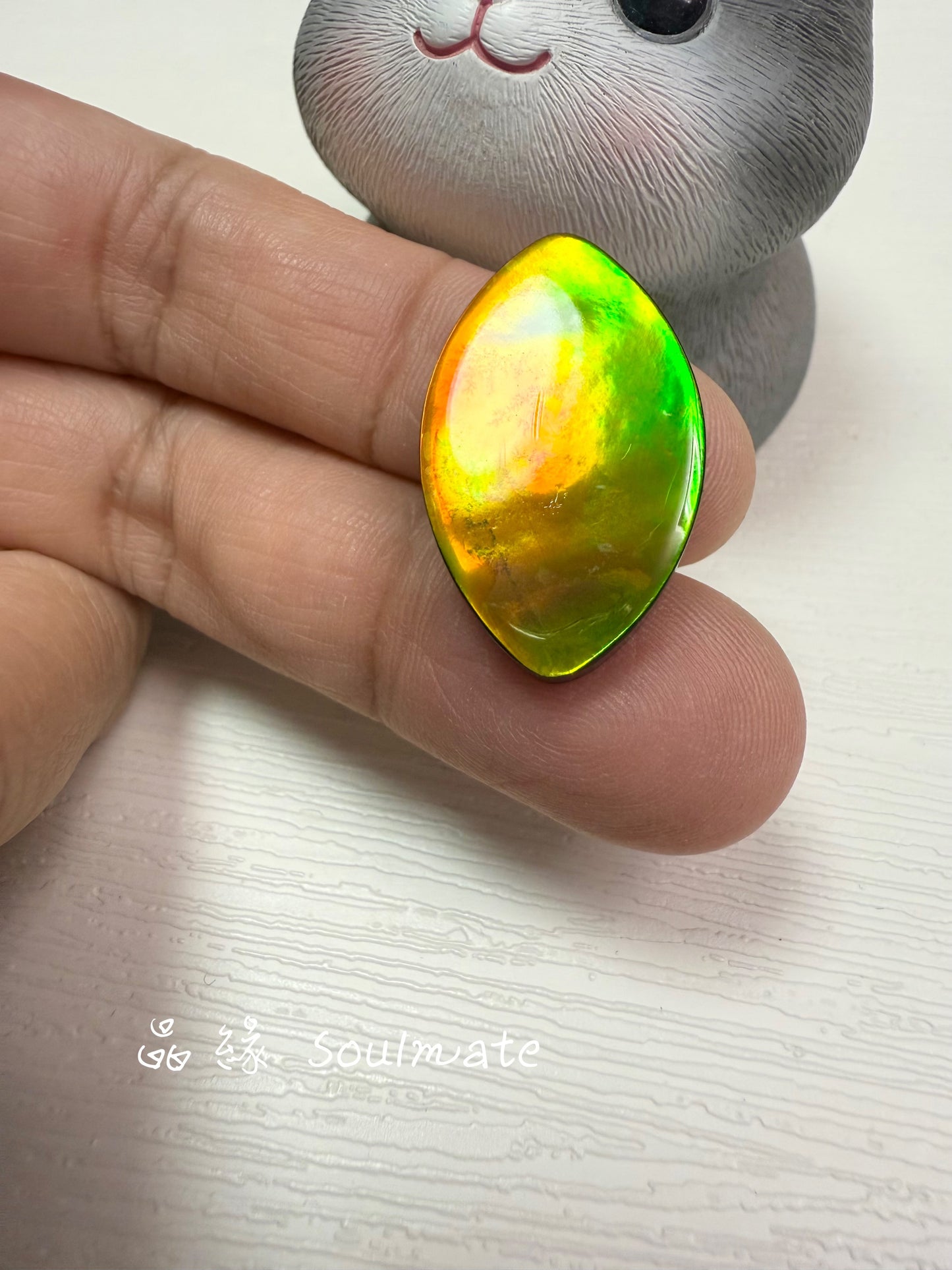 斑彩石裸石 17x27mm