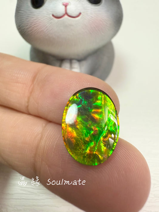 斑彩石裸石 12x16mm