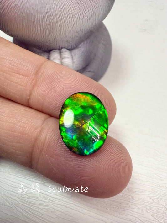 斑彩石裸石 12x16mm