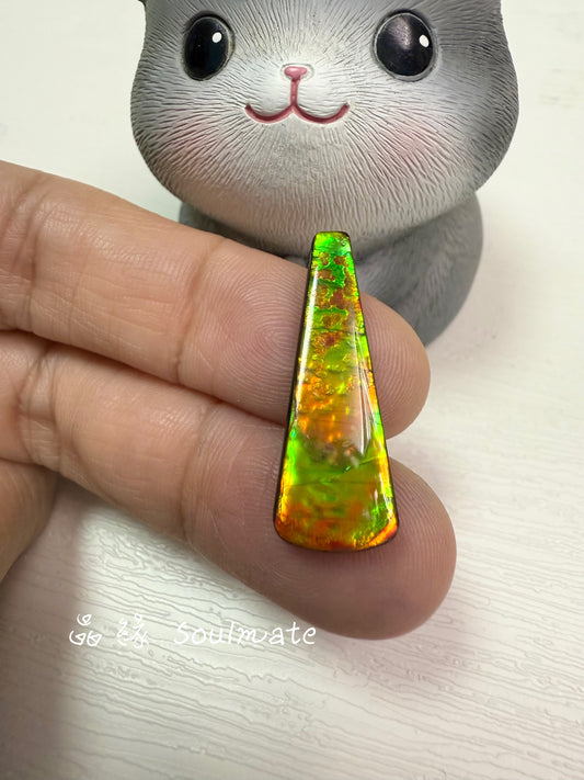 斑彩石裸石 10x28mm