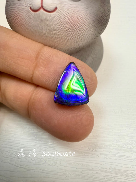 斑彩石裸石 11x15mm