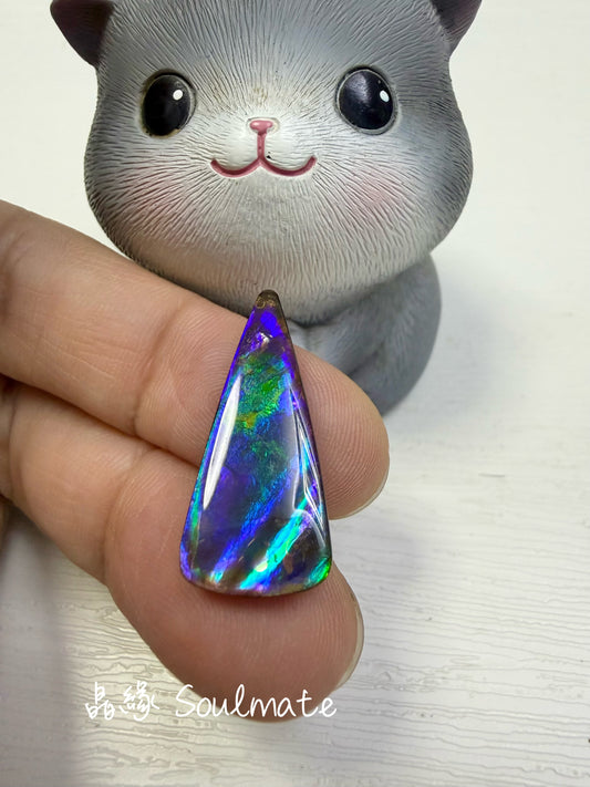斑彩石裸石 11x26mm