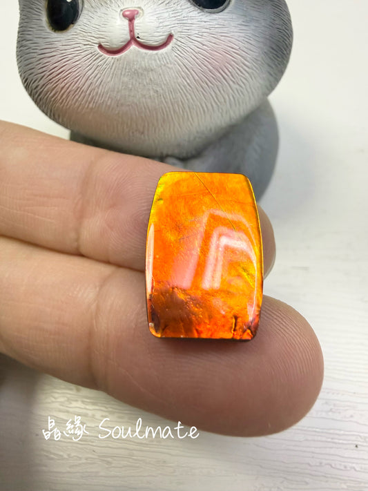 斑彩石裸石 12x18mm